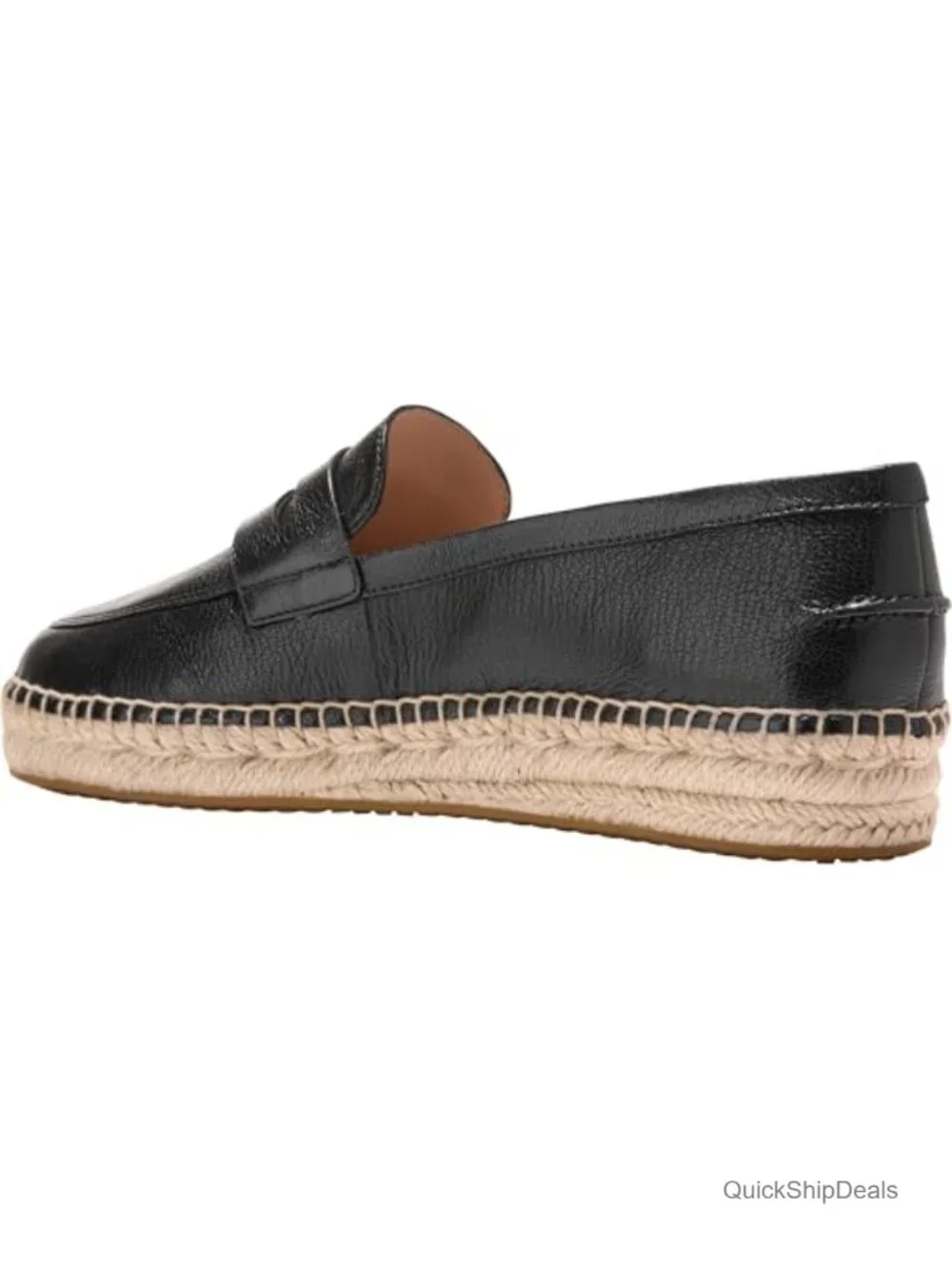 Cole Haan Women's Cloudfeel Livvy Espadrille Penny Loafers Leather Slip-On